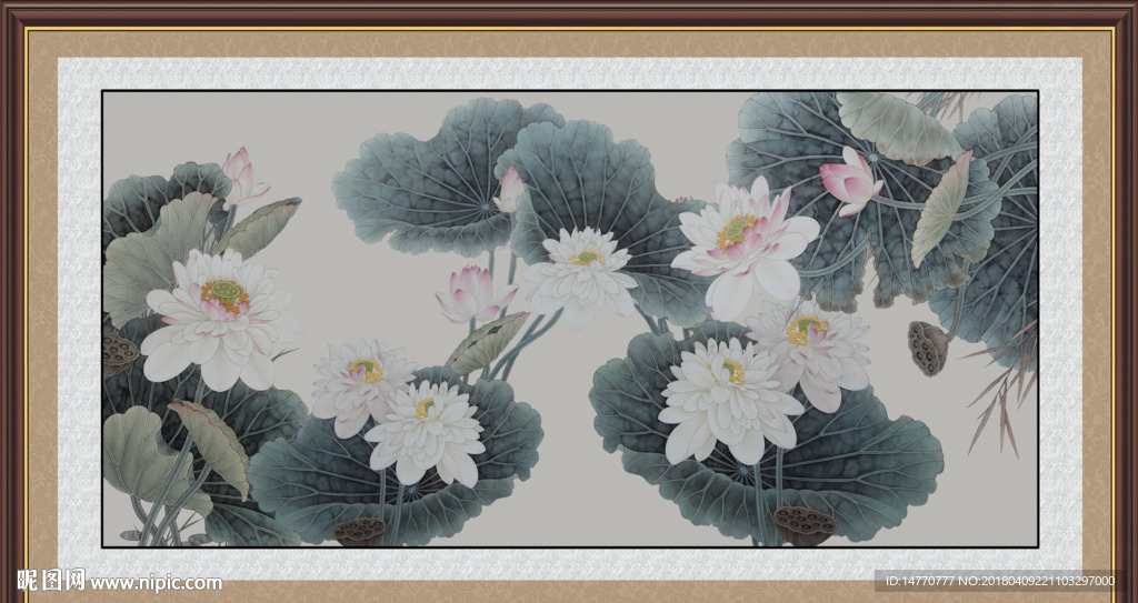 荷花图