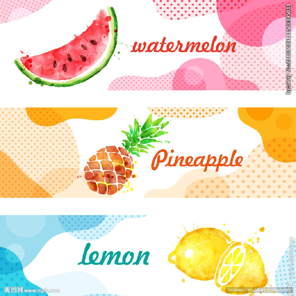 水果banner