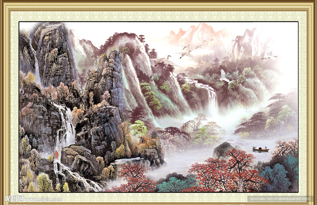 山水国画