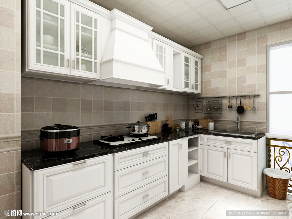 田园风格厨房装修效果图