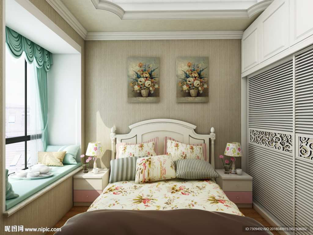 田园风格家居房间装修效果