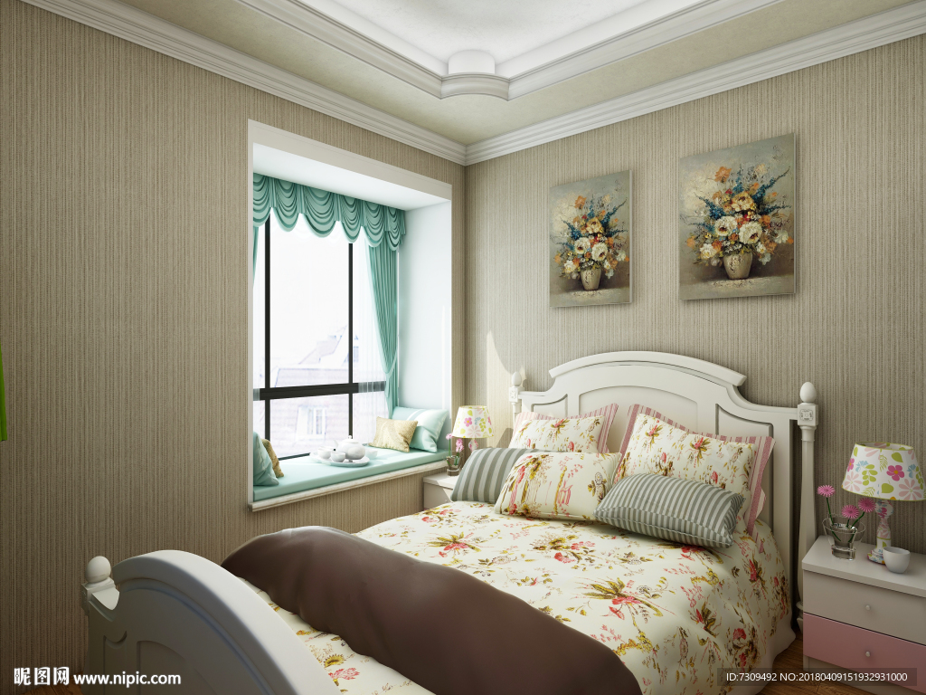 田园风格房间装修效果图