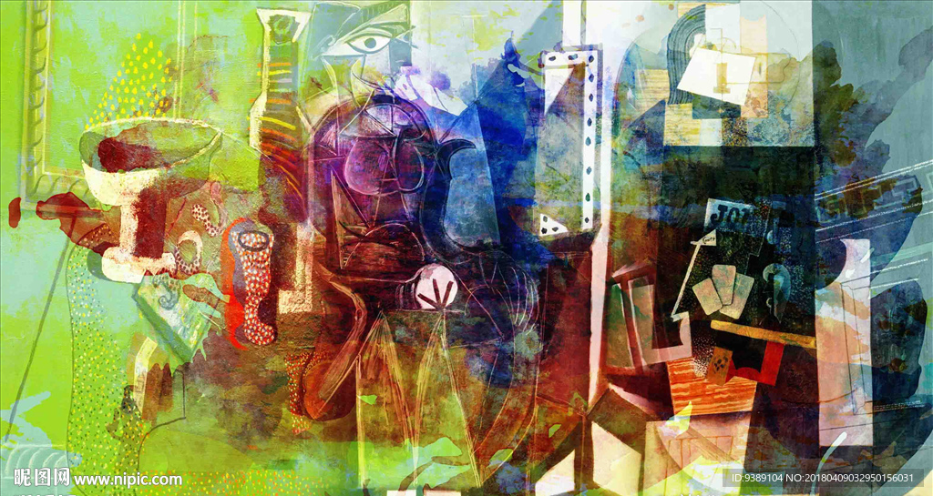 毕加索油画