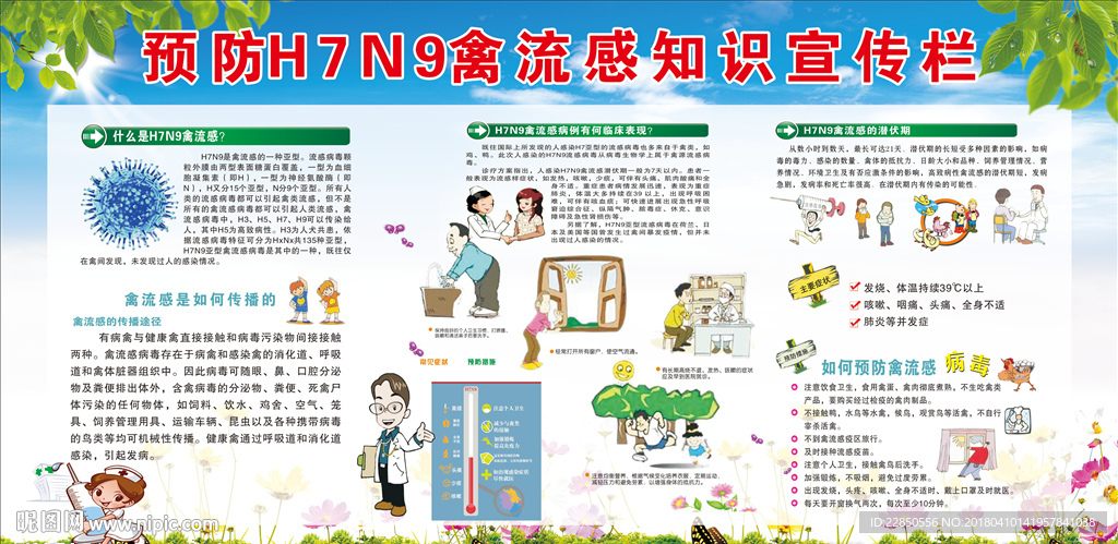 禽流感宣传栏