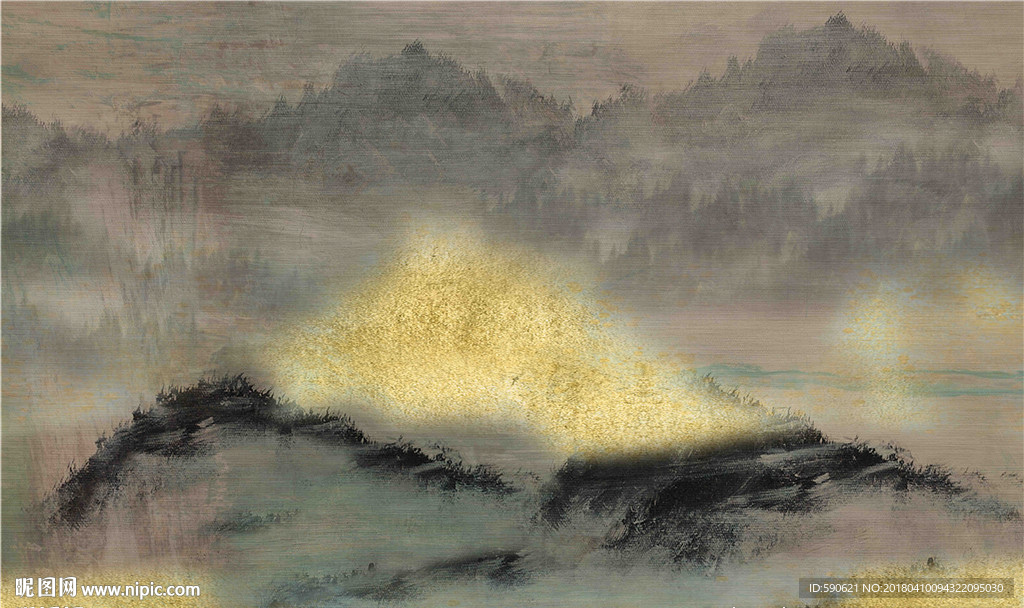 国画背景墙