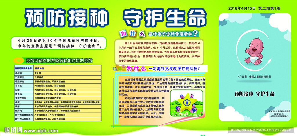 2018预防接种宣传主题