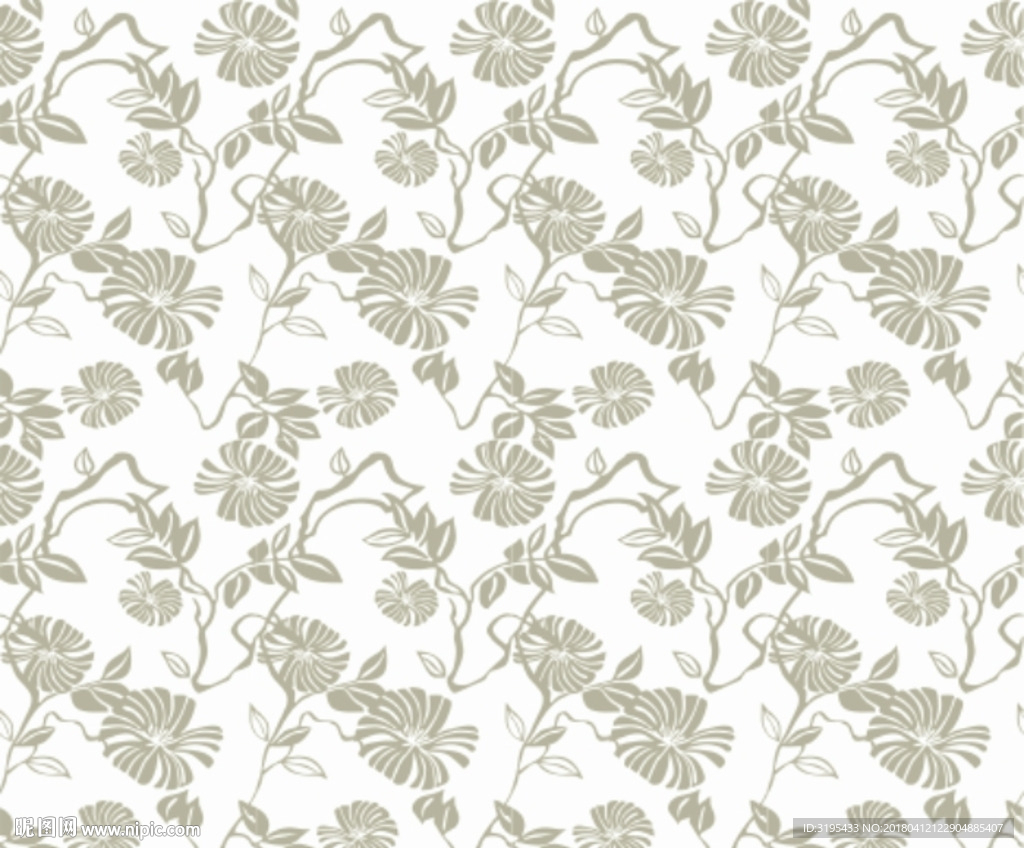 叶子 花卉 壁纸图案