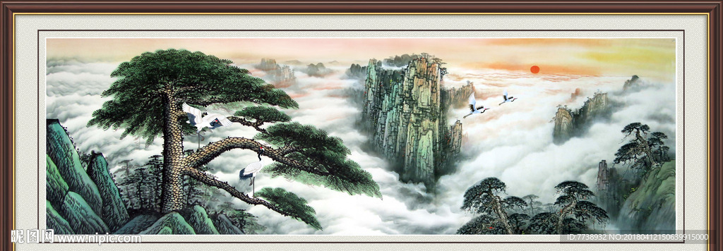 黄山迎客松