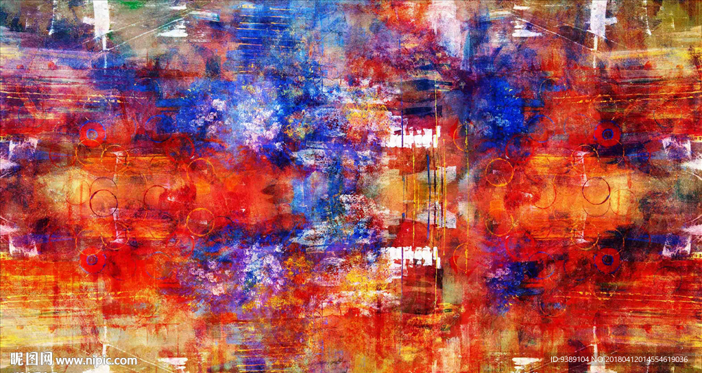 抽象油画