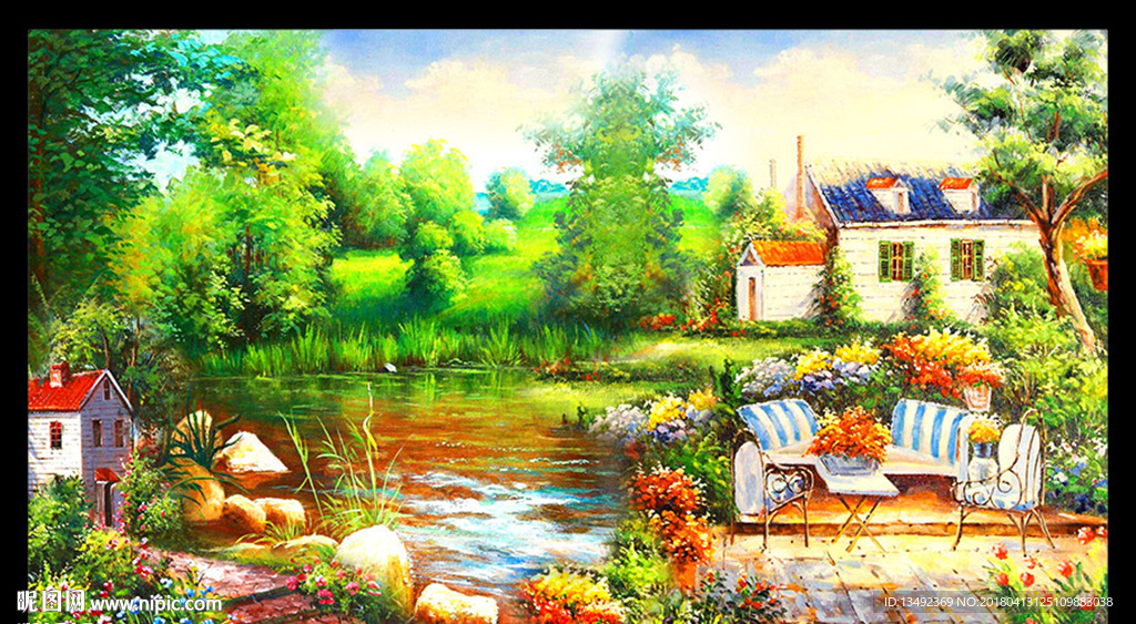 油画 风景