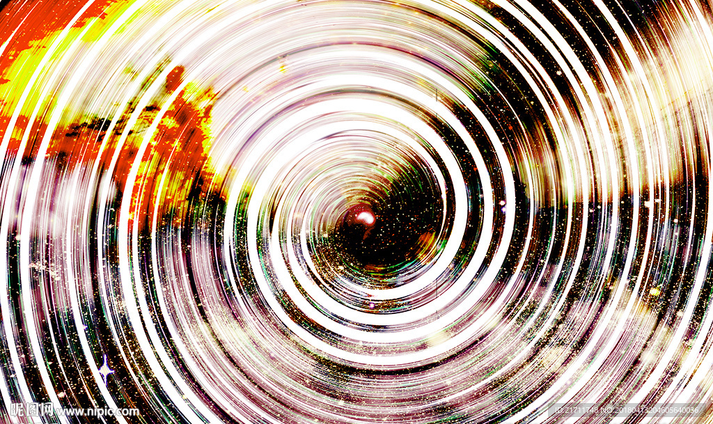 梦幻漩涡星空电视背景墙