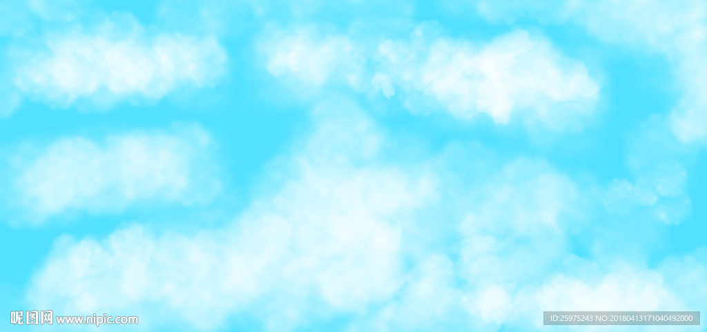 蓝天白云天空云层自然唯美云朵
