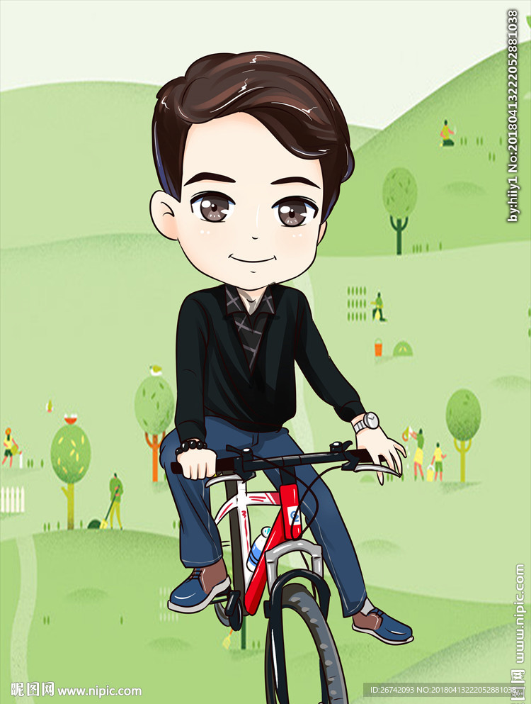 卡通Q版头像原创手绘