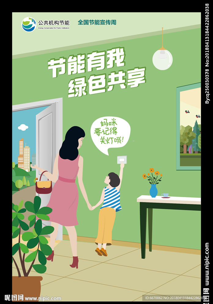 节能减排宣传海报