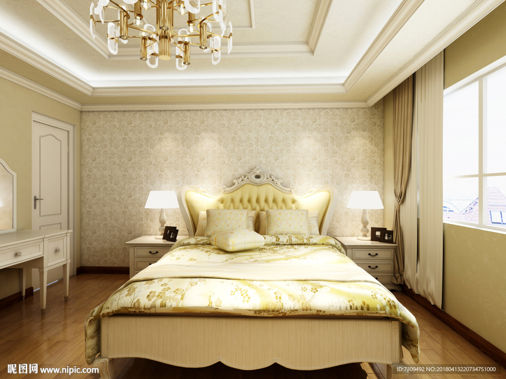 欧式客卧房间装修效果图