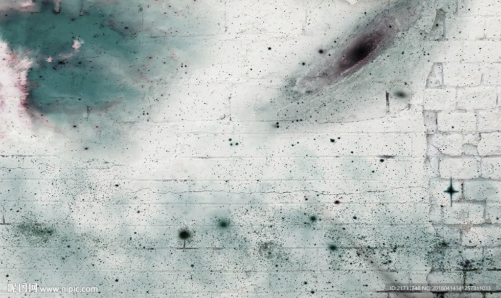 梦幻太空星云黑洞电视背景墙