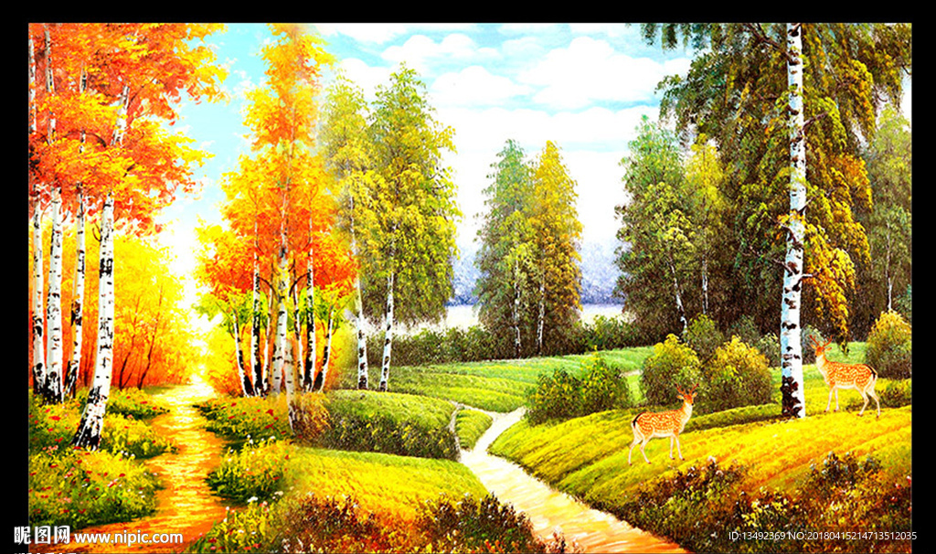 油画