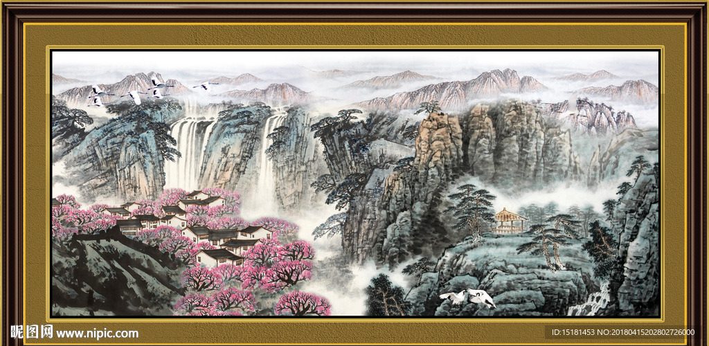山水国画