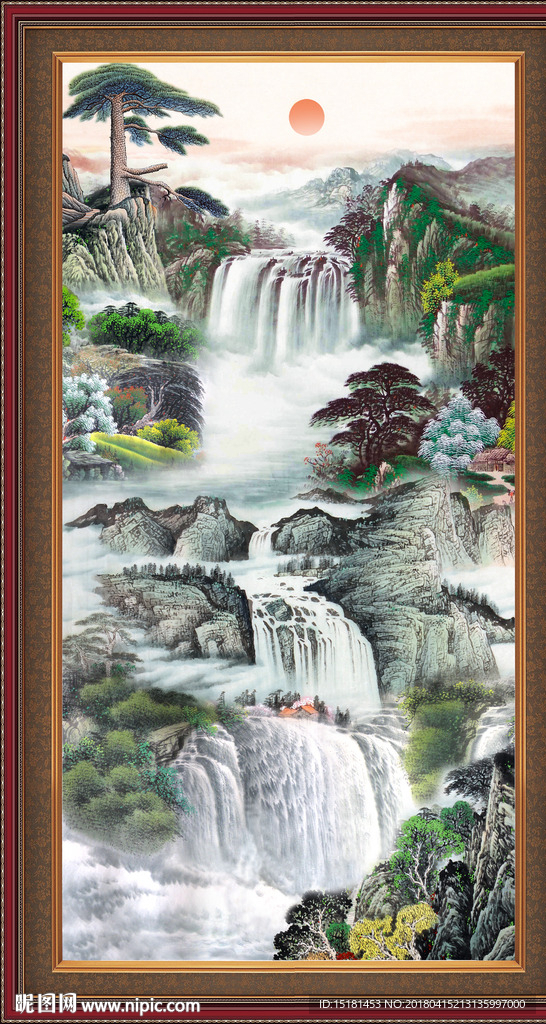 巨幅山水