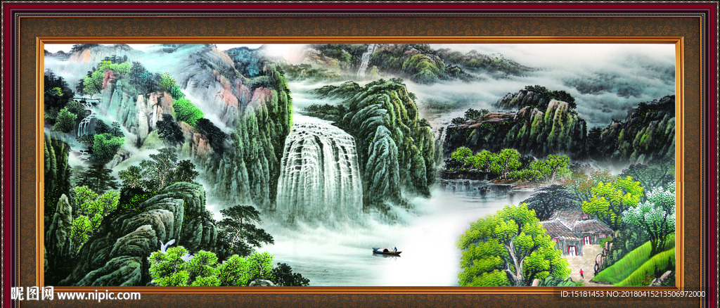 山水国画