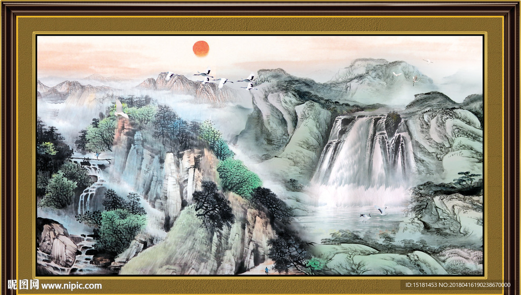 国画山水