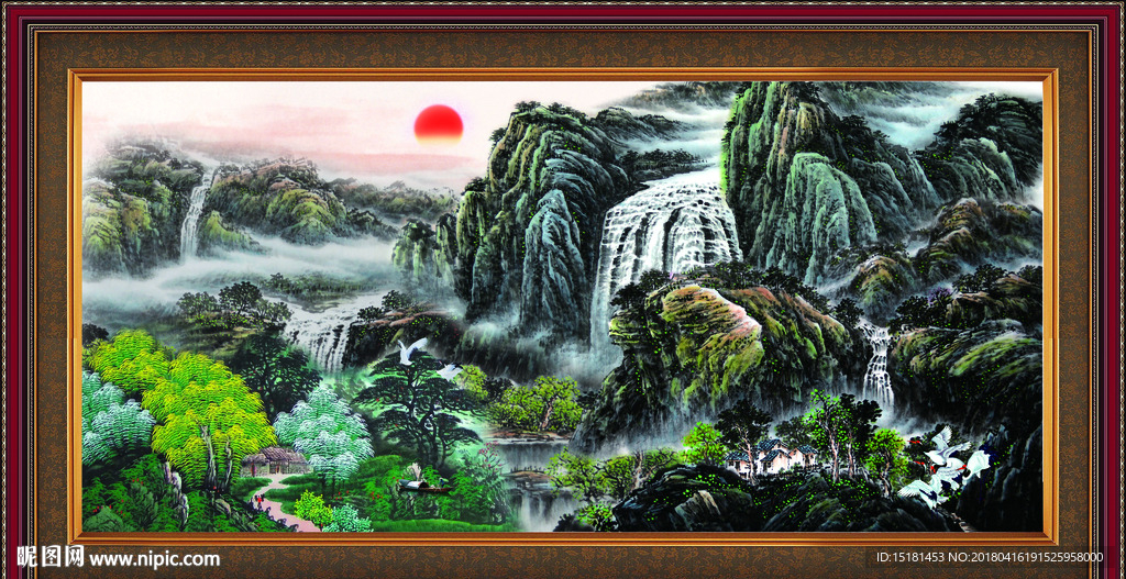 国画山水