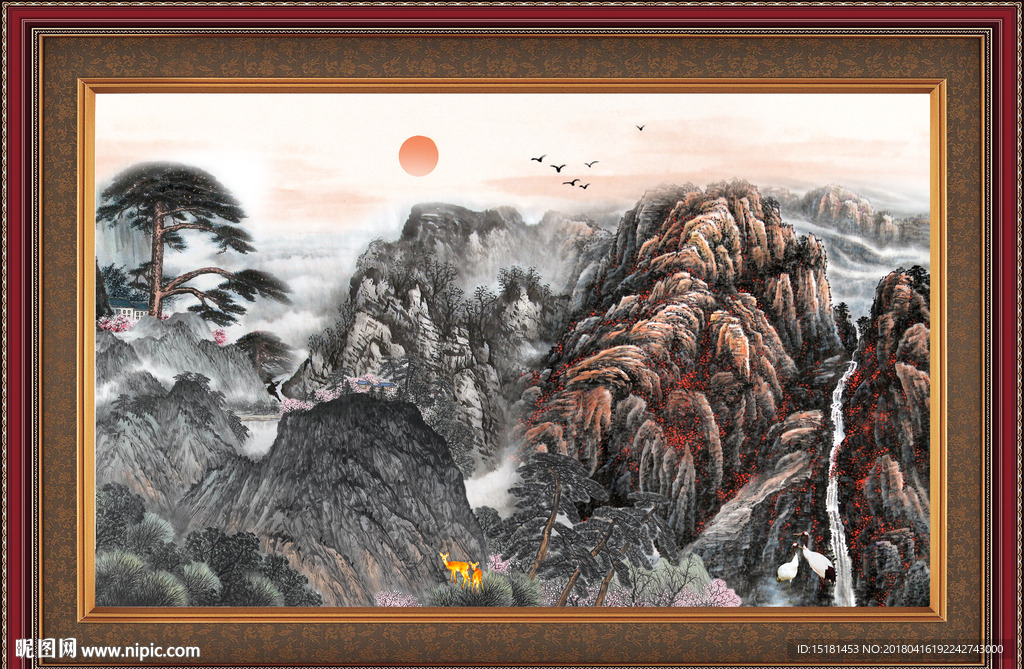 山水国画