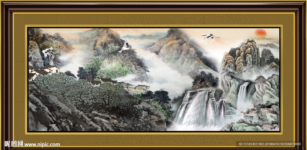 山水国画