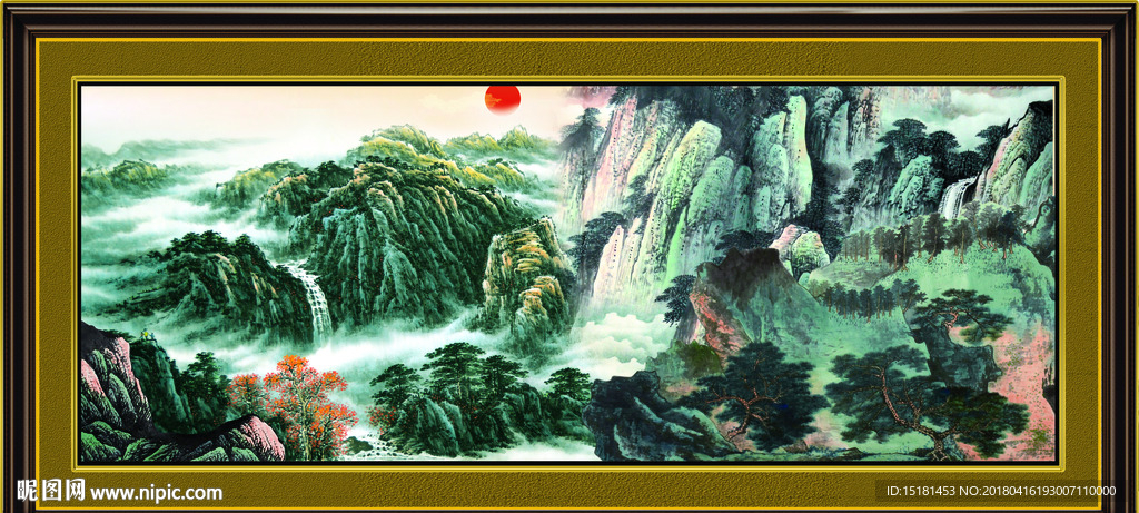国画山水