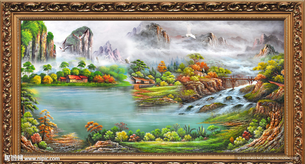 风景山水油画