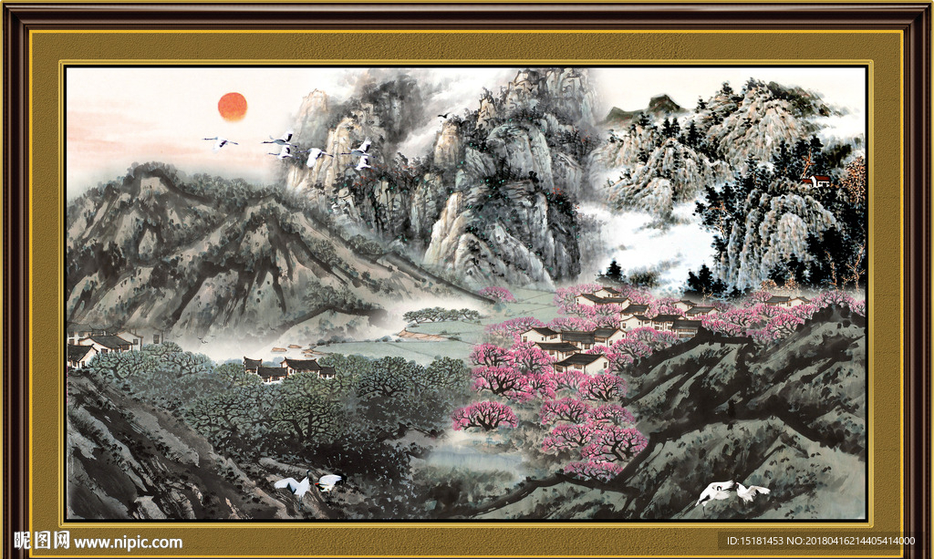 山水国画