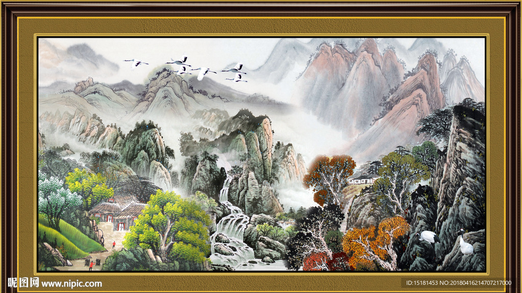 国画山水