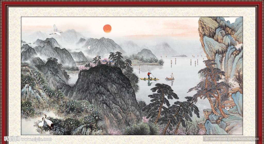 国画山水