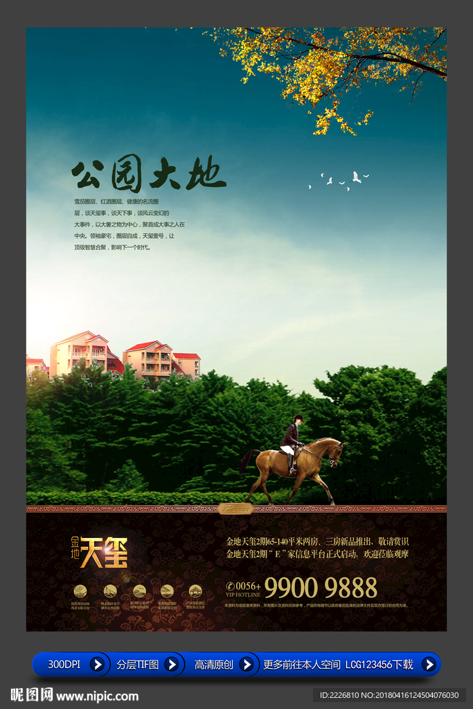 高端房地产广告