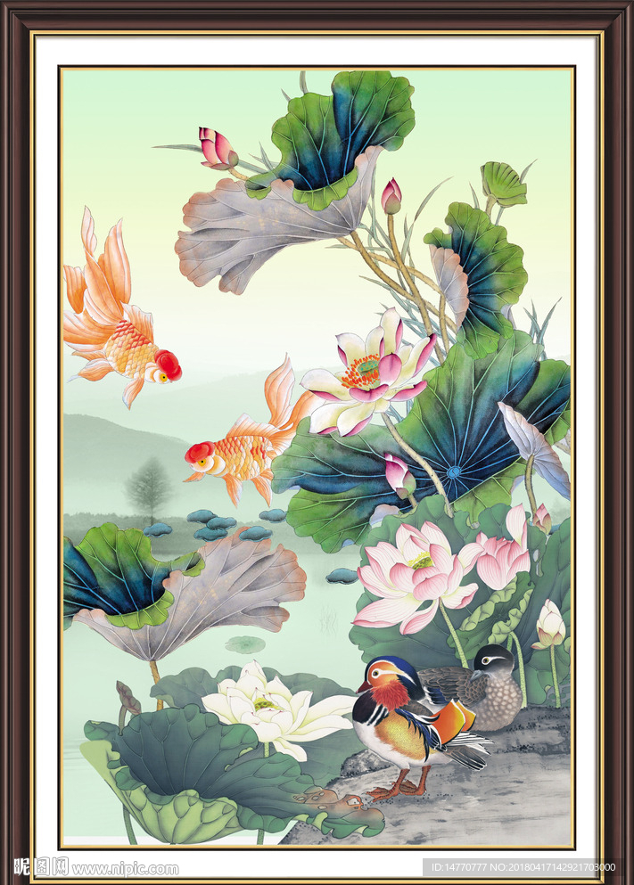 荷花图
