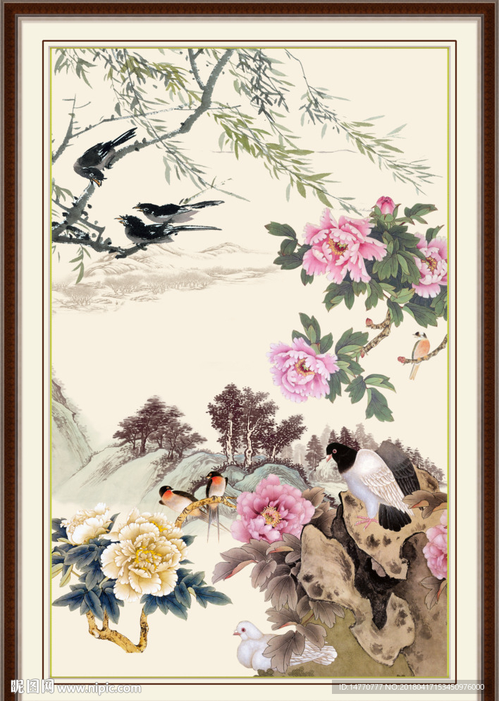 工笔花鸟