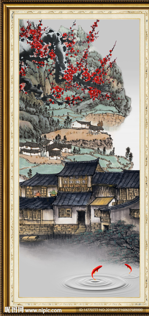 国画梅花