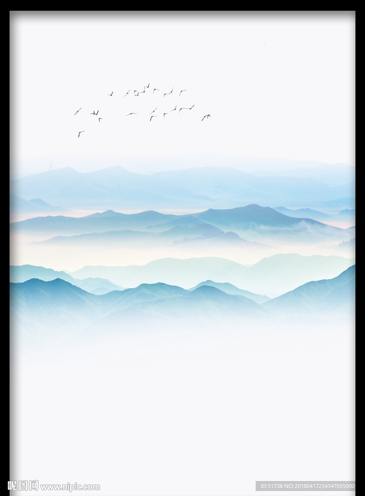 水墨山水画