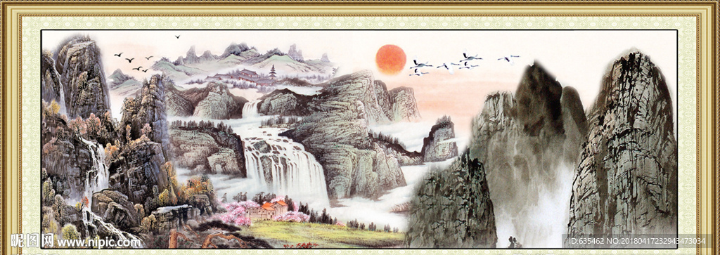 山水国画