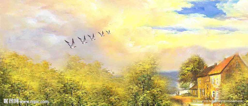 风景油画
