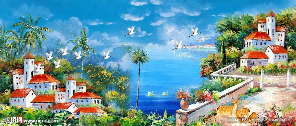风景油画