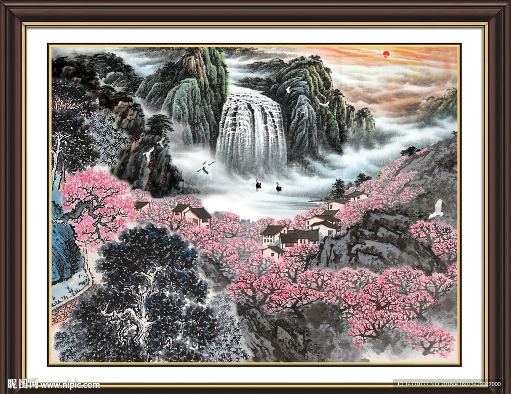 国画山水