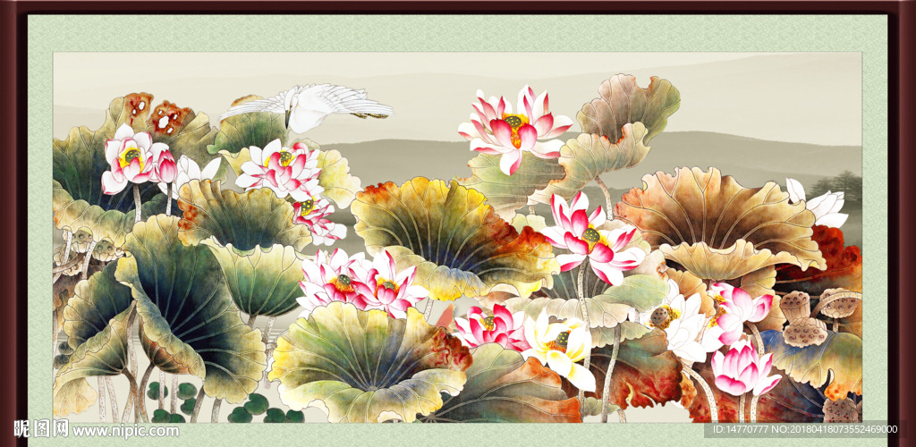 荷花图
