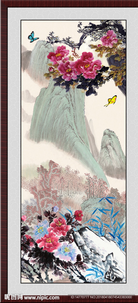 国画牡丹