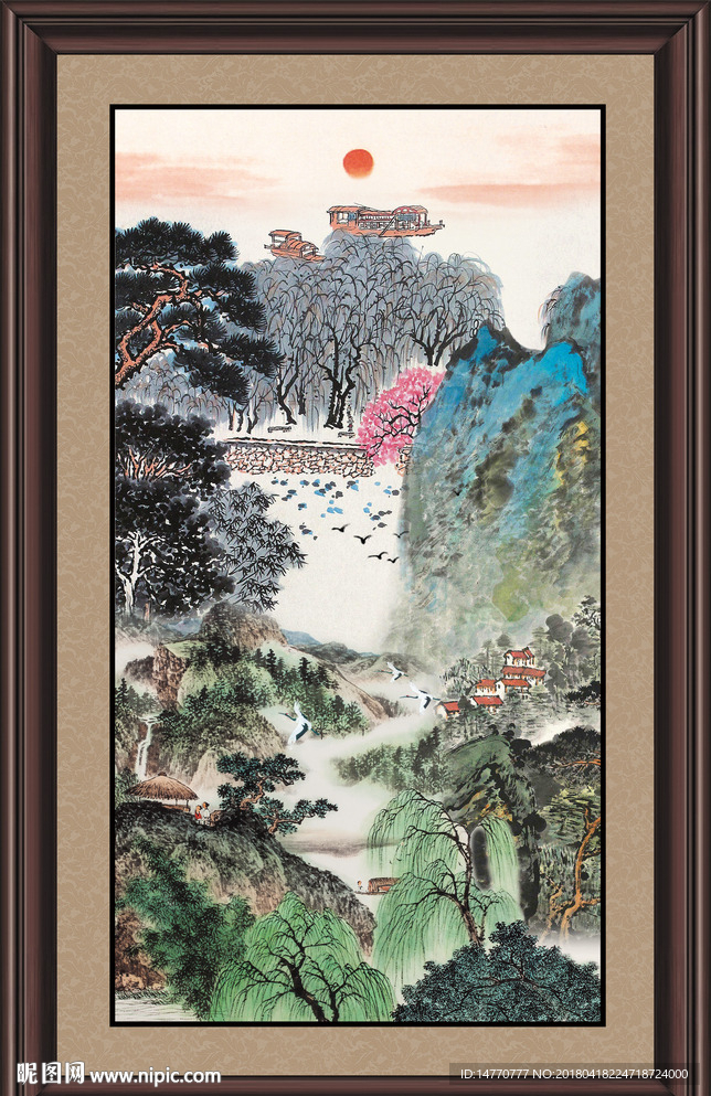 山水国画