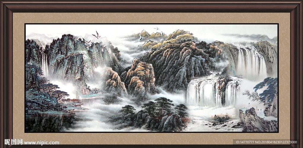 山水国画