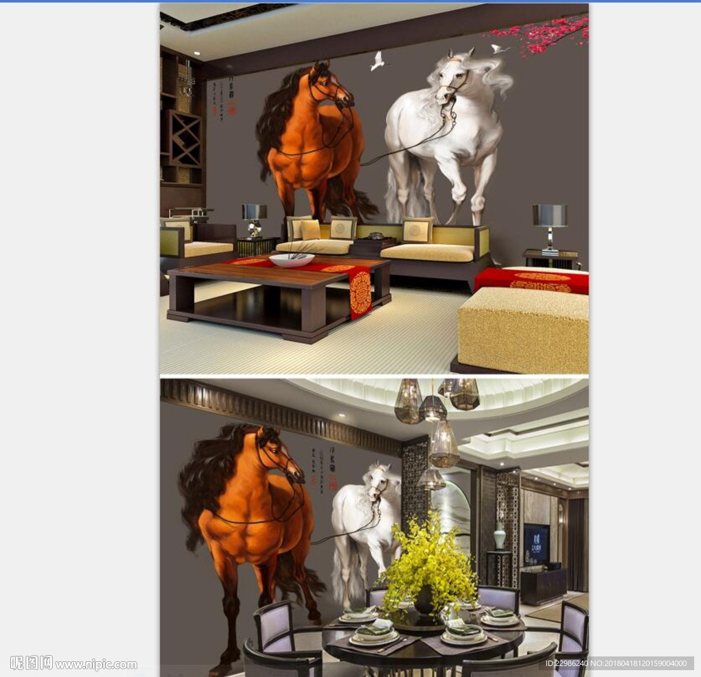 电视背景墙 壁画 装饰画 玄关