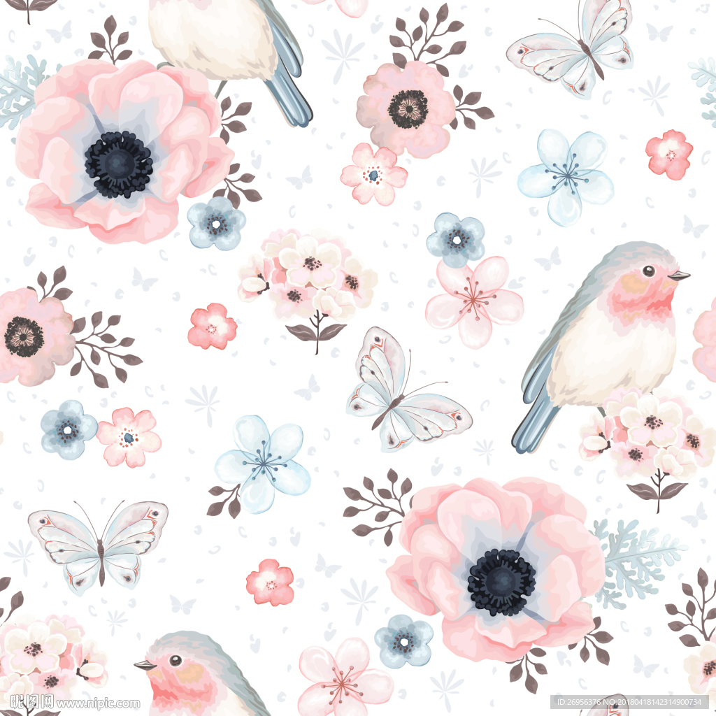 植物 花卉 飞禽 蜂鸟