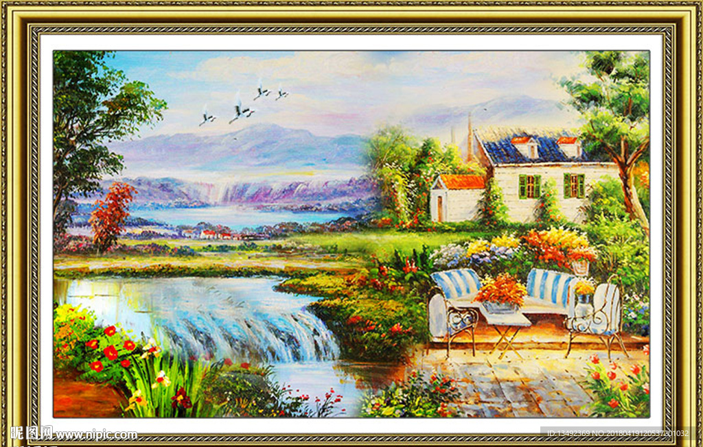 风景 油画