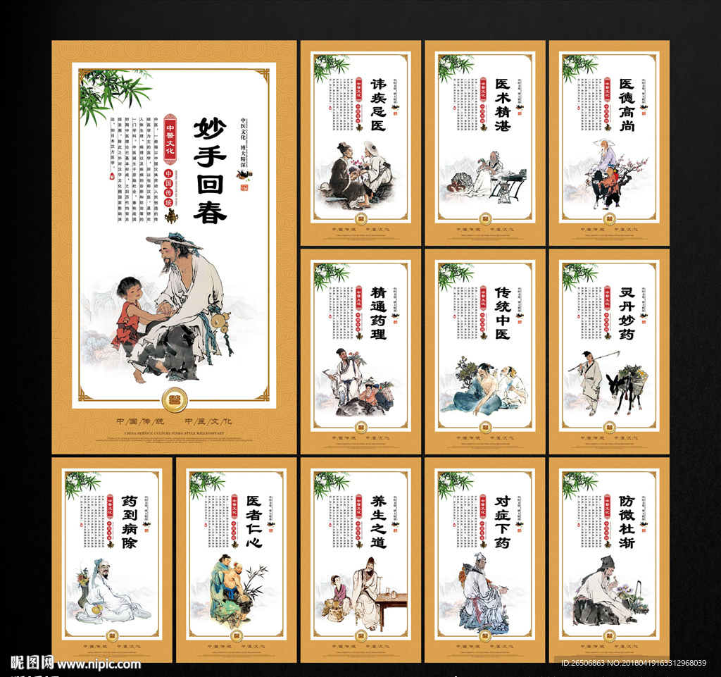 中医文化展板